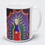 Let Your Light Shine Guada Lupita painting by Michelle G. Mendoza 15 oz. White Coffee Mug