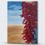 Chile Ristra in the Desert painting by Monica Kekuewa 16×20 Canvas