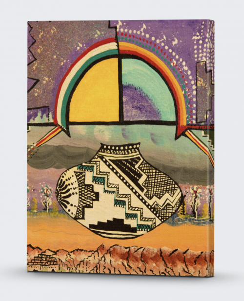 The Pottery art by Farlan Ghahate 16 x 20 Inch Canvas