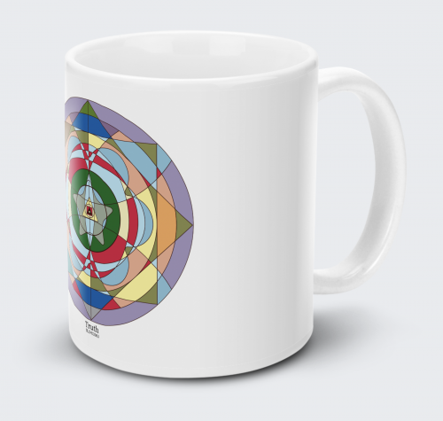 Truth art by Transformational Light Designs 11 oz. White Coffee Mug