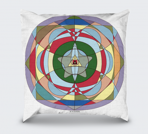 Truth art by Transformational Light Designs 16 x 16 Inch Pillow