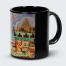 Heaven and Earth art by Farlan Ghahate 11 oz. Black Coffee Mug
