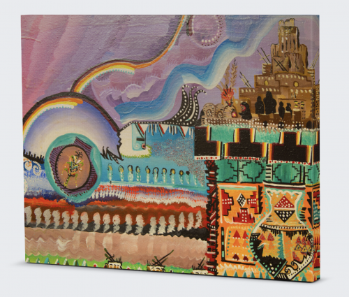 Heaven and Earth art by Farlan Ghahate 20 x 16 Inch Canvas